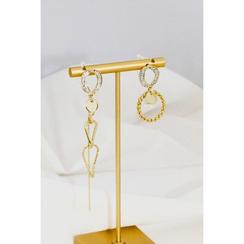 Asymmetrical Drop Earrings